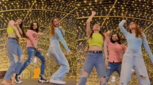 Watch: It’s advanced ‘jingle bells’ celebrations for Nia Sharma