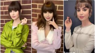 Watch: Lily Collins’ Stunning Transitional Avatar In Mini Dresses