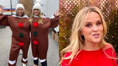 Watch: Reese Witherspoon conducts Christmas special ‘ugly sweater contest’