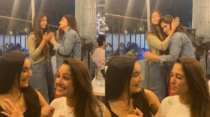 Watch: Surbhi Jyoti and Anita Hassanandani take hilarious new year resolution together, talk about ‘overacting ke paise cut…’