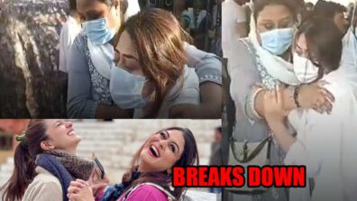 Watch Video: Sheezan Khan’s sister Falaq Naaz breaks down during Tunisha Sharma’s last rites