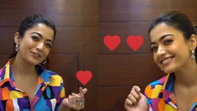 Watch: Who’s the lucky person Rashmika Mandanna is sharing hearts for?