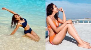 Water Baby: Rakul Preet Singh Is Oozing Hotness Under The Sky, Enjoys Pool Vibes In Bikini And Monokini