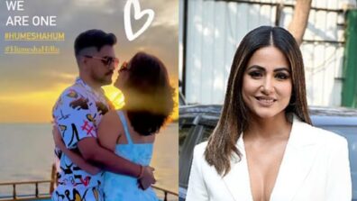 We Are One: Hina Khan dismisses rumours of split with Rocky Jaiswal, shares romantic snap with him in public