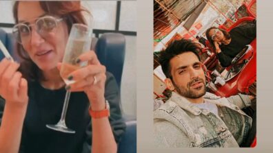 What Fun: Kumkum Bhagya fame Arjit Taneja and Sriti Jha enjoy champagne at 10.30AM in morning, check out