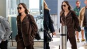 When Angelina Jolie turned heads with her chocolate PJ at airport