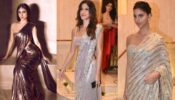 Wish to slay in handstitched metallic sarees? Mouni Roy, Suhana Khan and Shanaya Kapoor are your inspirations