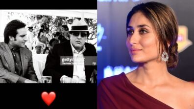 Kareena Kapoor shares rare unseen pic of Saif and father Mansoor Ali Khan