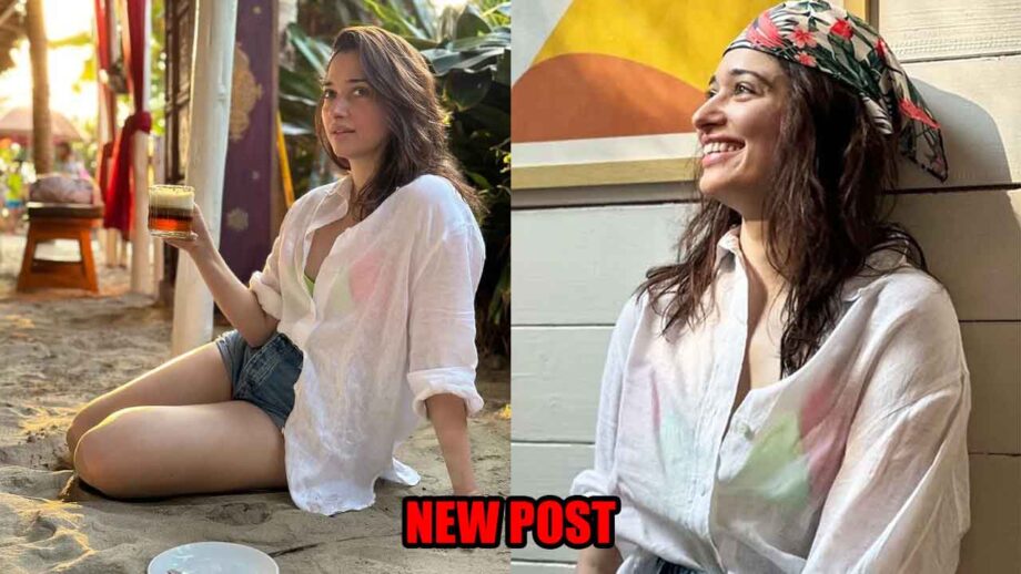 After kiss video with Vijay Varma, Tamannaah Bhatia shares new photos from Goa 754378