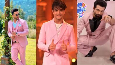 Aly Goni, Krishna Kaul, Rithvik Dhanjani, And Others Look Dapper In Pink Shade Tuxedos
