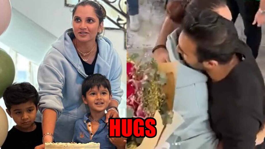 Amid Divorce Rumours, Sania Mirza Hugs Shoaib Malik Tightly As She Returns Home After Her Last Game 764349