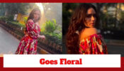 Amruta Khanvilkar Sports A Stunning Red Floral Gown To Welcome Spring; Check Here