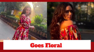 Amruta Khanvilkar Sports A Stunning Red Floral Gown To Welcome Spring; Check Here