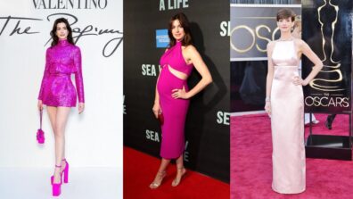 Anne Hathaway’s Love for Pink: On And Off The Red Carpet