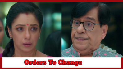 Anupamaa: Babuji orders Anupamaa to go through a transformation