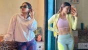 Anushka Sen flaunts curvaceous midriff in pink bralette and yoga pants, see ASAP