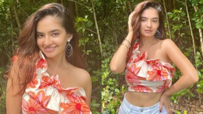 Anushka Sen’s angel energy moment in red floral crop top is killer