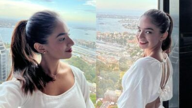 Anushka Sen manifests her inner white swan in Sydney