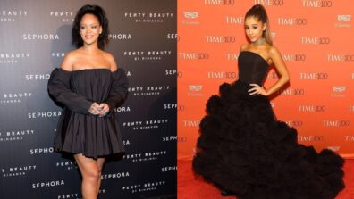 Ariana Grande VS Rihanna: Who Served Head-Turning Glimpses In Black Gowns?