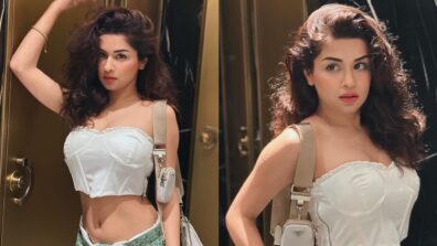 Avneet Kaur takes oomph game by storm, looks irresistible in white bralette