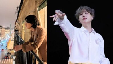 BTS Suga Drops His Best Look In All-Brown Blazer Pant Outfit