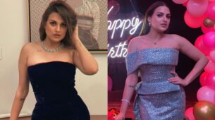 Check-Out Himanshi Khurana In Bold Bodycon Dresses
