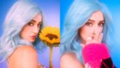 Disha Patani is blue-haired barbie in plunging neck outfit