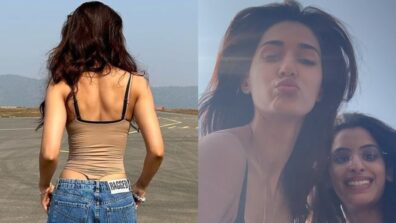 Disha Patani’s sensuous backless moment is burning hot