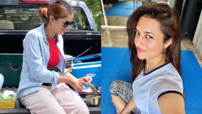 Divyanka Tripathi performs yoga to keep herself fit, Rubina Dilaik can’t resist outdoor street food