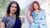 Divyanka Tripathi to Rashami Desai: TV Divas Dazzle in Blue Sarees: A Fashion Showdown