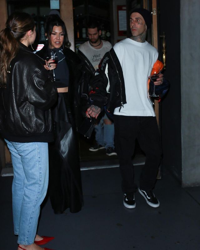 Double Date: Kourtney Kardashian- Travis Barker With Friend Addison Rae-Omer Fedi Spotted Last Night 760822