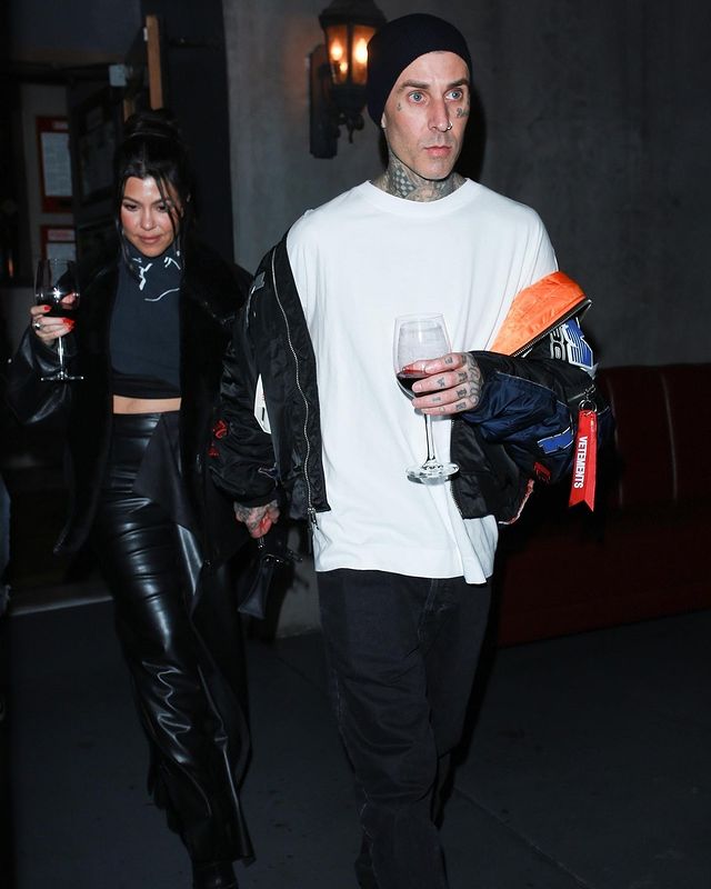 Double Date: Kourtney Kardashian- Travis Barker With Friend Addison Rae-Omer Fedi Spotted Last Night 760824