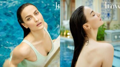 Elli AvrRam’s breath-taking accent in swimsuit is fire