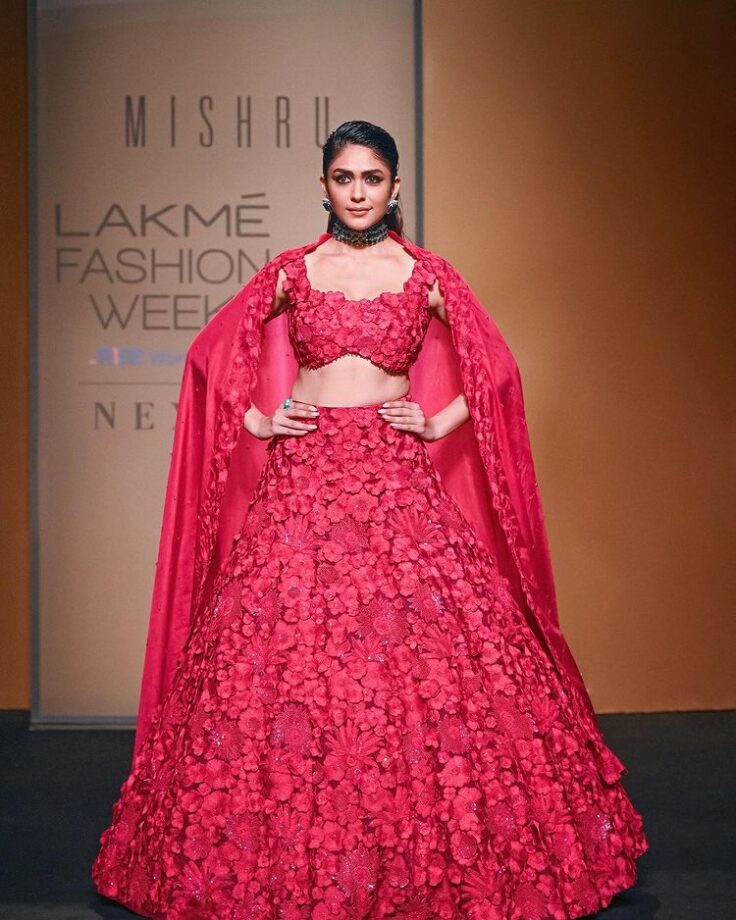 Embrace The Lehenga Love Like Mrunal Thakur, Kriti Sanon, And Keerthy Suresh 754171