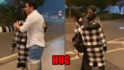 Ex-couple Malaika Arora and Arbaaz Khan bid goodbye to son Arhaan at the airport, share a hug