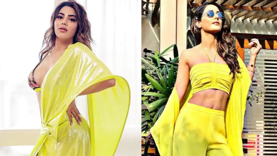 Fashion Battle: Hina Khan Or Nikki Tamboli: Who Donned The Neon Hue? 757043