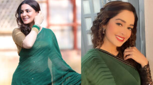 Fashion Battle: Shraddha Arya Or Mughda Chapekar; Who Is Bewitching In Green Saree?