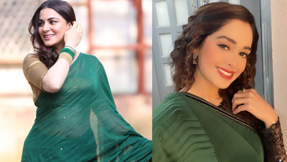 Fashion Battle: Shraddha Arya Or Mughda Chapekar; Who Is Bewitching In Green Saree? 756897