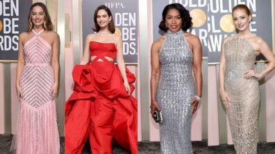 Golden Globes 2023 Red carpet fashion: See Margot Robbie, Lily James, Angela Bassett, and Jessica Chastain’s outstanding outfits