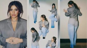 Have You Seen Bhumi Pednekar’s Sassy Look Reel Video In Vault Blazer And Denim Pants?