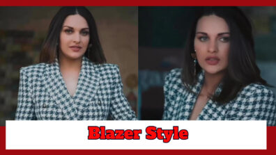 Himanshi Khurana Steals The Limelight in Checkered Blazer And Denim Style; Check Here