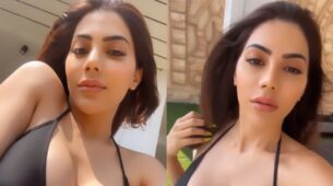 Hot Video: Nikki Tamboli goes bold and sensuous in black bralette, see full footage