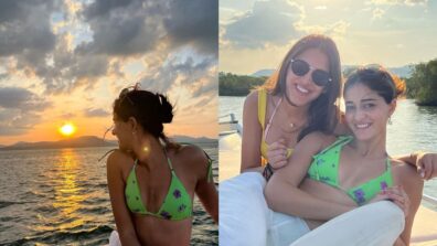 Hotness Alert: Ananya Panday looks hot in a seductive green bikini top in Thailand