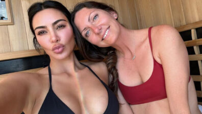 Hotness Alert: Kim Kardashian Serves Searing Vibes In Bikini Outfit