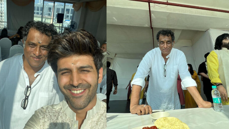 In Pics: Kartik Aaryan Shared A Selfie Picture With Anurag Basu; Says, 'Saraswati Pujo' 762941