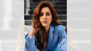 In Pics: Raashii Khanna Nails Dressing Power In Sky Blue Blazer Outfit