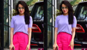 In Pics: Shraddha Kapoor Gets Papped In Lilac Coloured T-shirts And Pink Pants