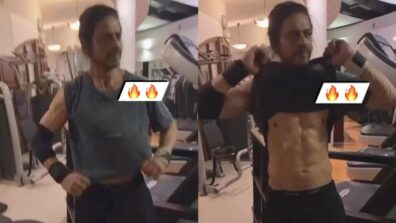 In Video: Shah Rukh Khan’s viral gym video flaunting abs goes viral, internet can’t keep calm