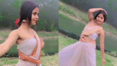 Viral Video: Internet Says “Aag Laga Di” After Watching Girl Flip Over And Dance In Saree