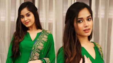 Jannat Zubair is royal queen in appliqué green salwar suit